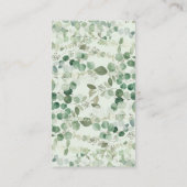 かわいいコアラベア 赤ちゃんのシャワーおむつくじチケット エンクロージャーカード (裏面)