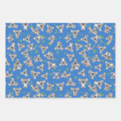 かわいいコアラ体操トランポリンキッズ ラッピングペーパーシート (正面2)