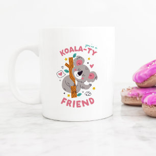 かわいいコアラ友情バレンタインデー コーヒーマグカップ