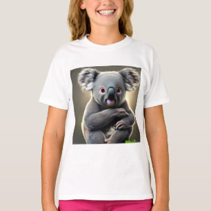 かわいいコアラ座る子供たち Tシャツ