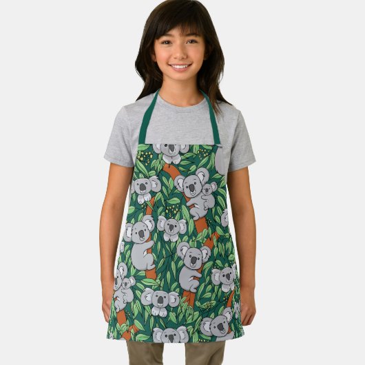 かわいいコアラ柄 エプロン (インサイチュ)