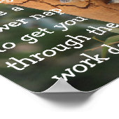 かわいいコアラ熊のポスター(16x12)、パワー昼寝 ポスター (角)