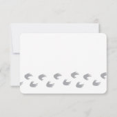 かわいいコアラ熊パーソナライズされた子ども文房具 サンキューカード (裏面)