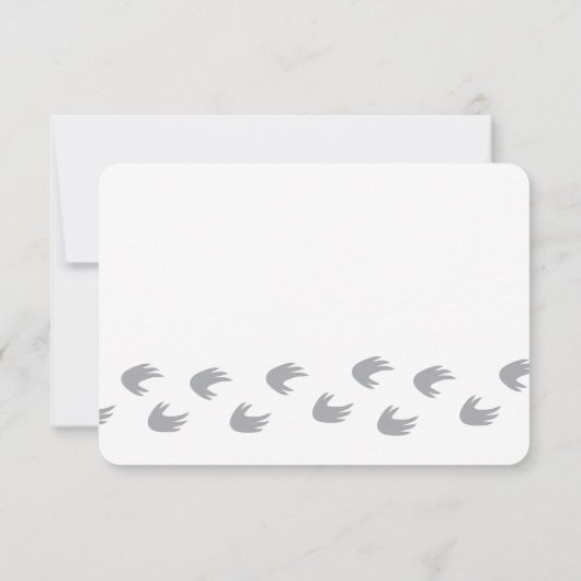 かわいいコアラ熊パーソナライズされた子ども文房具 サンキューカード (裏面)