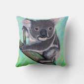 かわいいコアラ絵画ズ クッション (裏面)