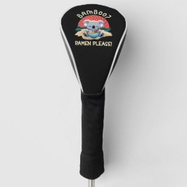 かわいいコアラ食べーのラーメンヴィンテージサンシャイン ゴルフヘッドカバー