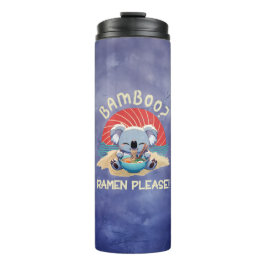 かわいいコアラ食べーのラーメンヴィンテージサンシャイン タンブラー