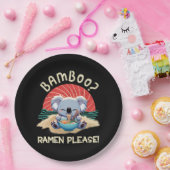 かわいいコアラ食べーのラーメンヴィンテージサンシャイン ペーパープレート (パーティー)