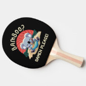 かわいいコアラ食べーのラーメンヴィンテージサンシャイン 卓球ラケット (横)