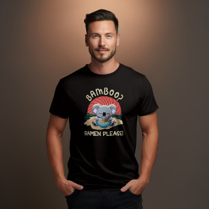 かわいいコアラ食べーのラーメンヴィンテージサンシャイン Tシャツ