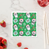 かわいいコアラ クリスマス スタンダードカクテルナプキン (インサイチュ)