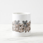かわいいコアラ コーヒーマグカップ (中央)