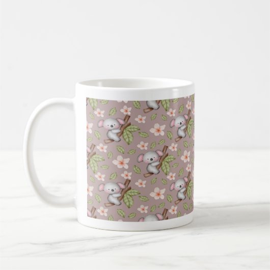 かわいいコアラ コーヒーマグカップ (左)