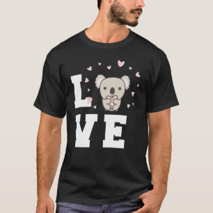 かわいいコアラ ハート コアラ 動物 オーストラリア かわいいコアラ Tシャツ