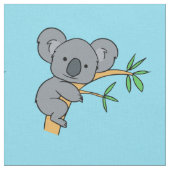 かわいいコアラ ファブリック (クローズアップ)