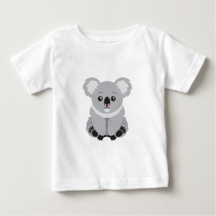 かわいいコアラ ベビーTシャツ