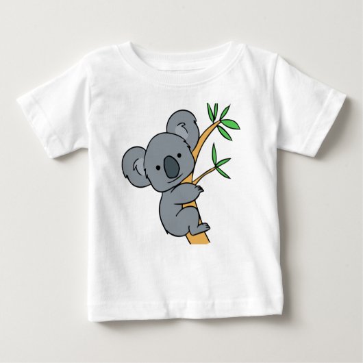 かわいいコアラ ベビーTシャツ (正面)