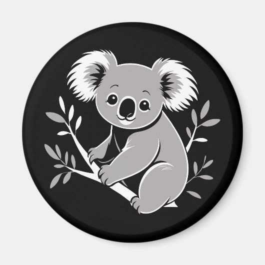 かわいいコアラ マグネット (正面)