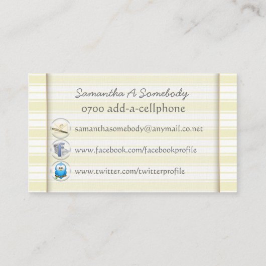 かわいいコアラ 名刺 (裏面)