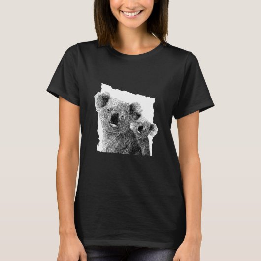 かわいいコアラ Tシャツ (正面)