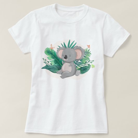 かわいいコアラTシャツ Tシャツ (デザイン正面)