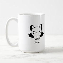 かわいいコウモリの友達 - シンプルでかわいいベビーアート コーヒーマグカップ