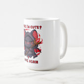 かわいいコウモリの魔法使い コーヒーマグカップ (正面右)