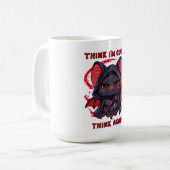 かわいいコウモリの魔法使い コーヒーマグカップ (正面左)
