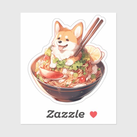 かわいいコカスタムルギラーメン切りビニール シール (シート)