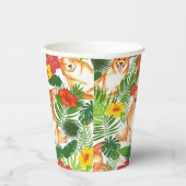 かわいいコカラフルルギ 紙コップ (右)