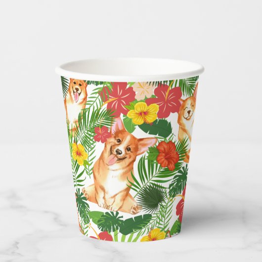 かわいいコカラフルルギ 紙コップ (正面)