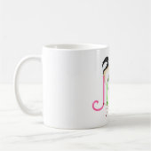 かわいいコガラの"Joy" コーヒーマグカップ (左)