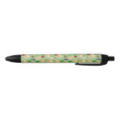 かわいいコギと野菜の具材 黒ボールペン (ボトム)