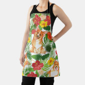 かわいいコギの柄を笑顔で エプロン (インサイチュ)