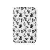 かわいいコギ模様 バスマット (正面縦)