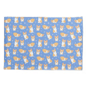 かわいいコギ模様 枕カバー (裏面)