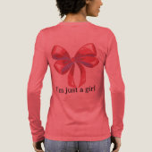 かわいいコケットの弓セーター トライブレンドＴシャツ (背面)