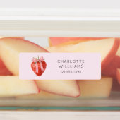 かわいいコケットボウストロベリーキッズ ラベル (貼付)