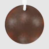 かわいいココアおよびマシュマロ オーナメント (裏面)