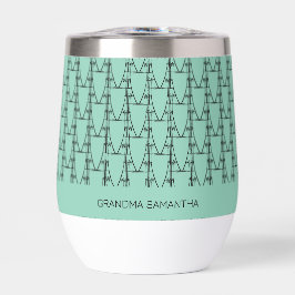 かわいいココナッツシルエット