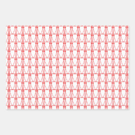 かわいいココナッツツリーシルエットクリスマス ラッピングペーパーシート