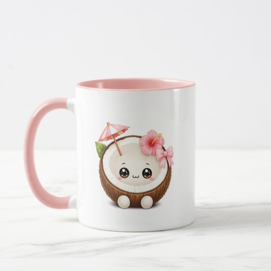 かわいいココナッツマグカップ マグカップ (左)