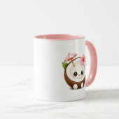 かわいいココナッツマグカップ マグカップ (正面右)