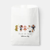 かわいいコスチュームのトリックまたはハロウィーンの好意をバッグ フェイバーバッグ (正面)