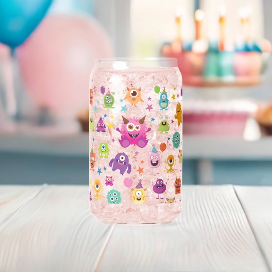 かわいいコスチュームハローウィンパーティ柄 ガラス缶 (インサイチュ (ベビーシャワー))