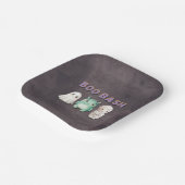 かわいいコスチュームハローウィンパーティ ペーパープレート (傾斜あり)