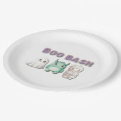 かわいいコスチュームハローウィンパーティ ペーパープレート (アングル)