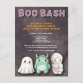 かわいいコスチュームハローウィンパーティ ポストカード (正面)