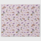 かわいいコスチュームハローウィンパーティ ラッピングペーパー (フラット)