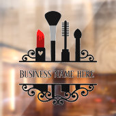 かわいいコスメティショップの名前 ウィンドウサイン (シート2)